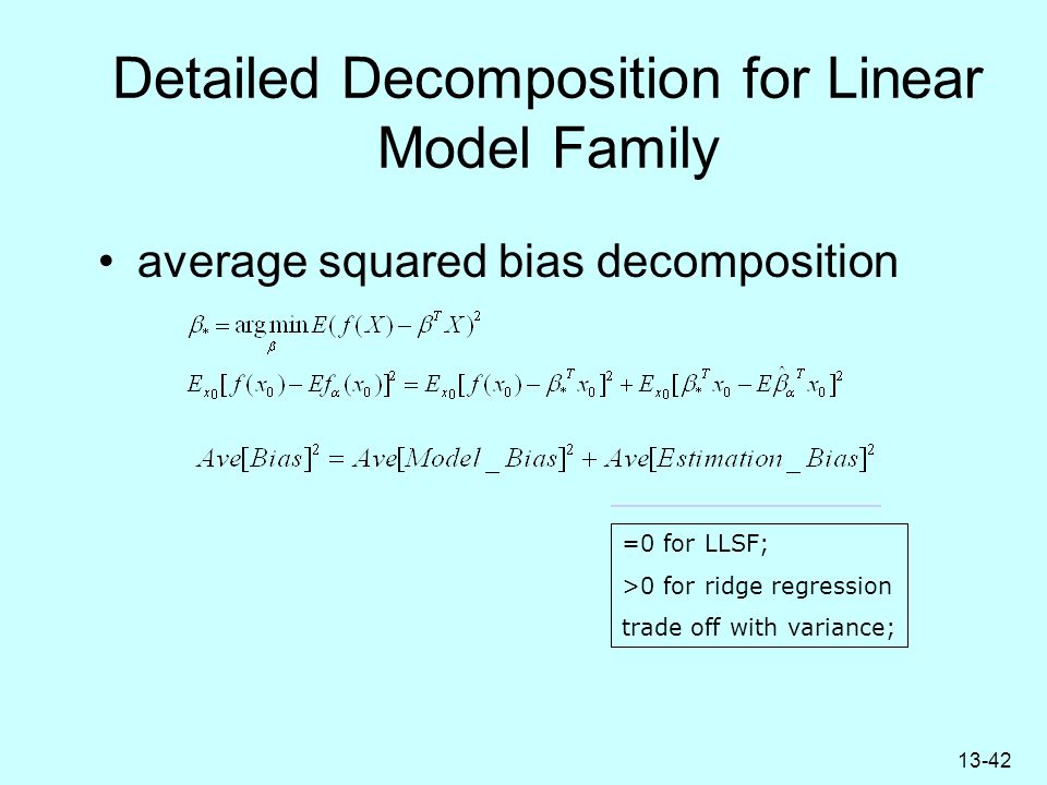 1 Decomposition Models